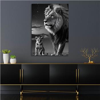 Dikey Doğa Temalı Cam Tablo 324