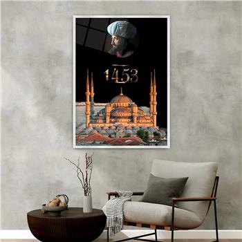 bedrucktes Glas mit Aluminiumrahmen und Nation Themen 