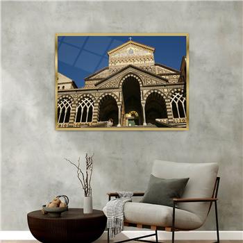 bedrucktes Glas mit Aluminiumrahmen und Natur Themen 