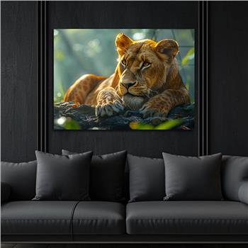 Yatay Doğa Temalı Cam Tablo 533