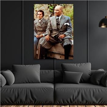 Dikey VatanTemalı Cam Tablo 138