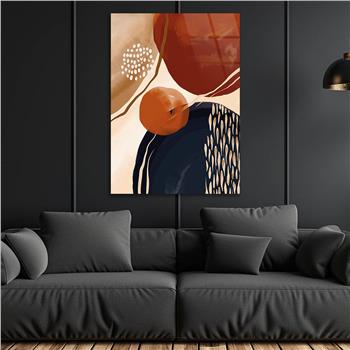 Kunst Thema auf bedrucktem Glas