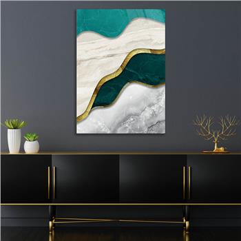 Kunst Thema auf bedrucktem Glas