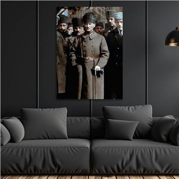 Dikey VatanTemalı Cam Tablo 196