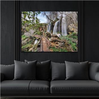 Thema Natur auf bedrucktem Glas