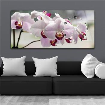 Yatay Saatli Yandan Sanat ve Doğa Temalı Cam Tablo 202