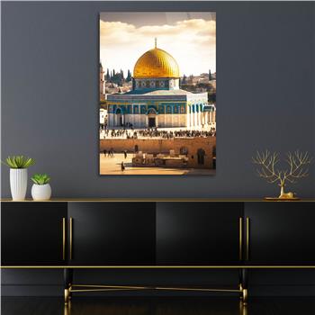 Dikey Dini Temalı Cam Tablo 283