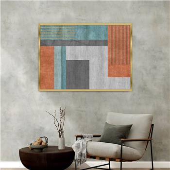 bedrucktes Glas mit Aluminiumrahmen und Kunst Themen 