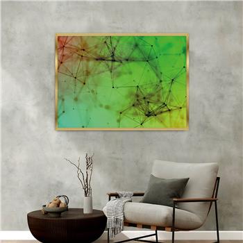 bedrucktes Glas mit Aluminiumrahmen und Kunst Themen 