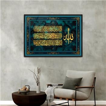 bedrucktes Glas mit Aluminiumrahmen und Religiösen Themen 