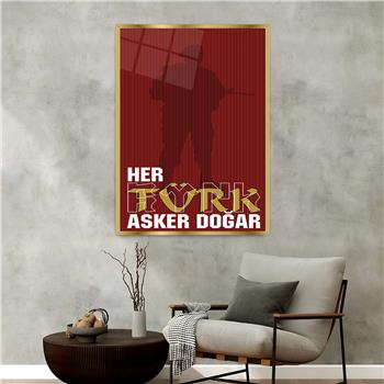 bedrucktes Glas mit Aluminiumrahmen und Nation Themen 