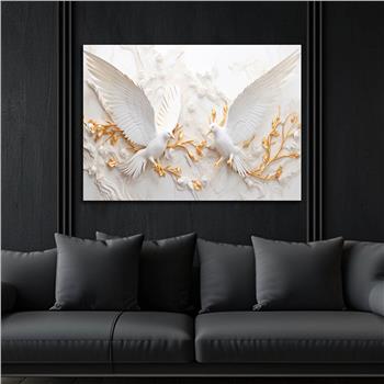 Yatay Sanat Temalı Cam Tablo 591