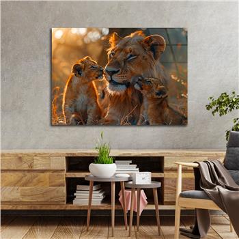 Yatay Doğa Temalı Cam Tablo 476