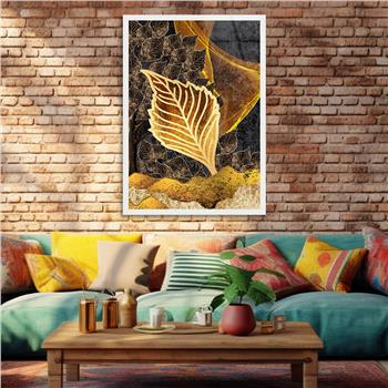 Dikey Sanat Temalı Cam Tablo 366