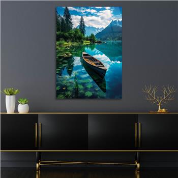 Dikey Doğa Temalı Cam Tablo 240