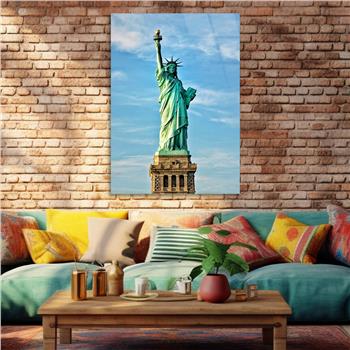 Dikey Doğa Temalı Cam Tablo 281