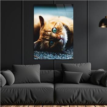 Kunst Thema auf bedrucktem Glas