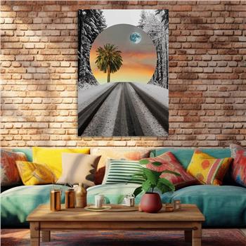 Kunst Thema auf bedrucktem Glas 305