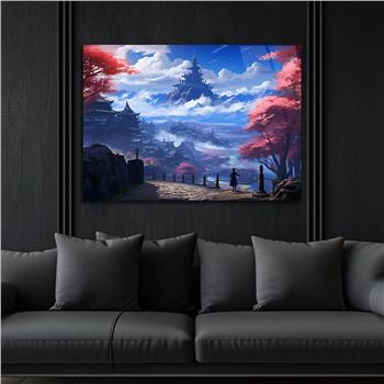 Yatay DoğaTemalı Cam Tablo 377