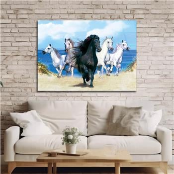 Thema Natur auf bedrucktem Glas