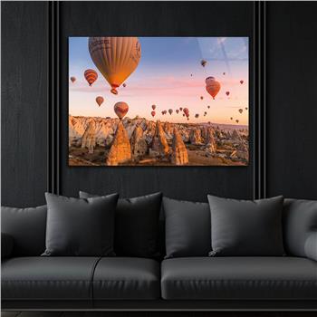 Thema Natur auf bedrucktem Glas