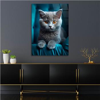 Dikey Doğa Temalı Cam Tablo 415