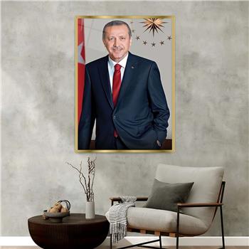 لوحة زجاجية وطني مع اطار ألمنيوم