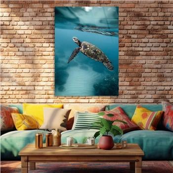 Kunst Thema auf bedrucktem Glas