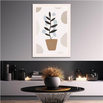 Dikey Sanat Temalı Cam Tablo 374