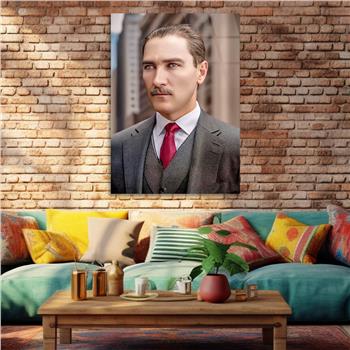 Dikey VatanTemalı Cam Tablo 224