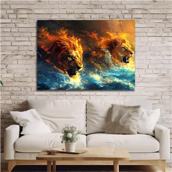 Yatay Doğa Temalı Cam Tablo 439