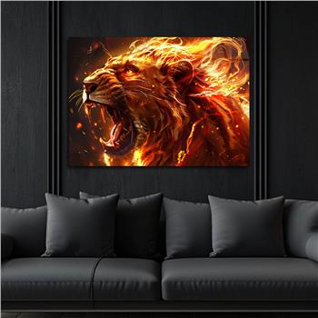 Yatay Doğa Temalı Cam Tablo 458