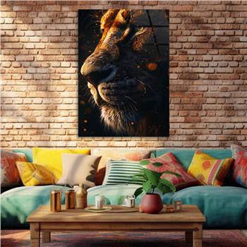 Dikey Doğa Temalı Cam Tablo 303