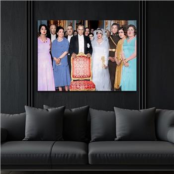 Yatay VatanTemalı Cam Tablo 097