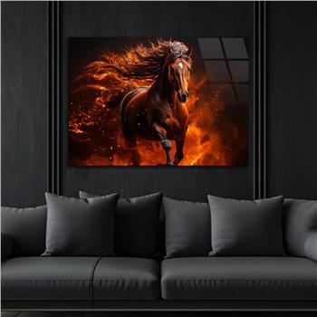 Yatay Doğa Temalı Cam Tablo 541