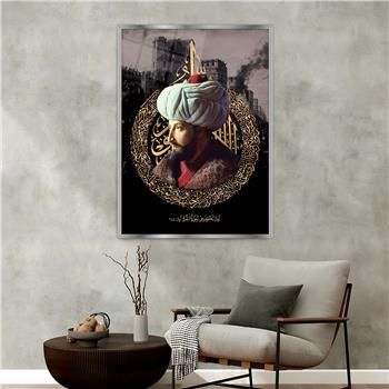 bedrucktes Glas mit Aluminiumrahmen und Nation Themen 