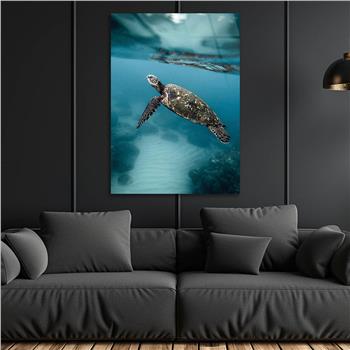 Kunst Thema auf bedrucktem Glas