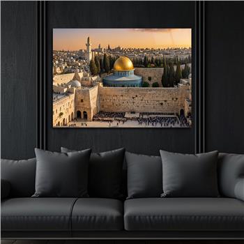 Yatay Dini Temalı Cam Tablo 239