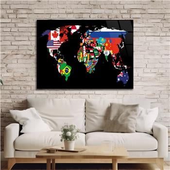 Nation Thematisch auf bedrucktes Glas