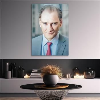 Dikey VatanTemalı Cam Tablo 220