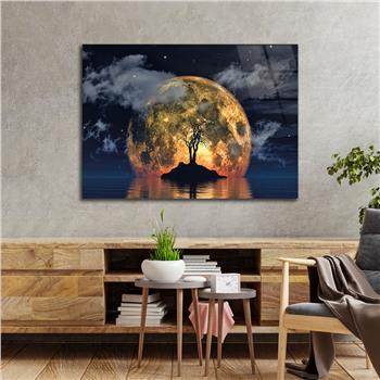 Thema Natur auf bedrucktem Glas