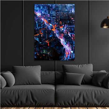 Dikey Doğa Temalı Cam Tablo 269