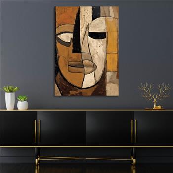 Kunst Thema auf bedrucktem Glas