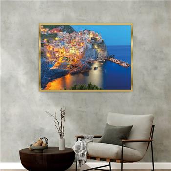 bedrucktes Glas mit Aluminiumrahmen und Kunst Themen 