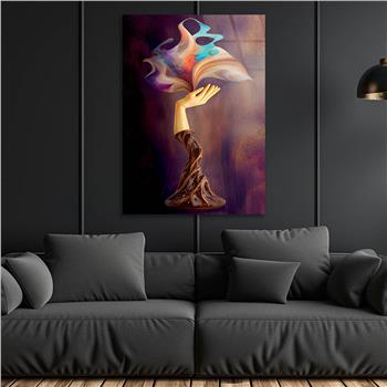 Thema Natur auf bedrucktem Glas