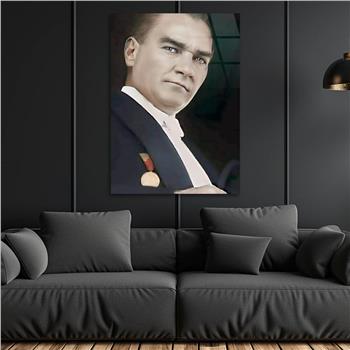 Dikey VatanTemalı Cam Tablo 229