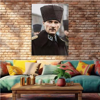 Dikey VatanTemalı Cam Tablo 203