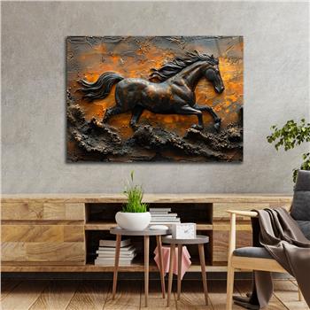 Yatay Doğa Temalı Cam Tablo 538