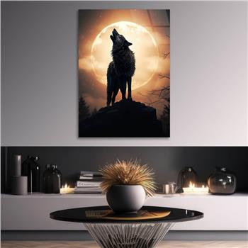 Dikey Doğa Temalı Cam Tablo 431