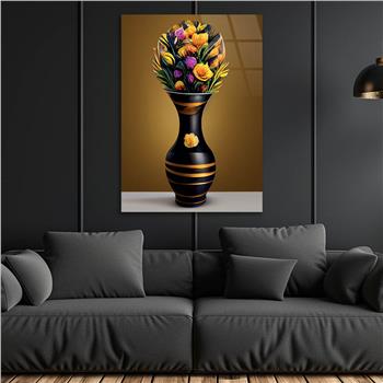 Kunst Thema auf bedrucktem Glas